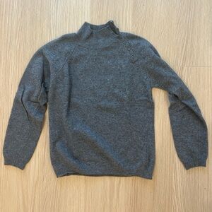 Benetton Italy Wool Sweater Grey